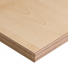 Besuchertisch, rund, 1000 mm Durchmesser Ahorn | Multiplex