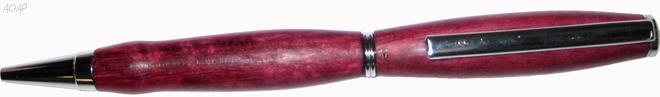 Drehkugelschreiber, Amaranth Chrom gl�nzend 