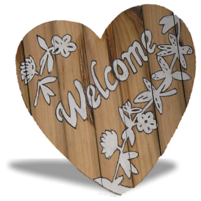 Herz "welcome" 