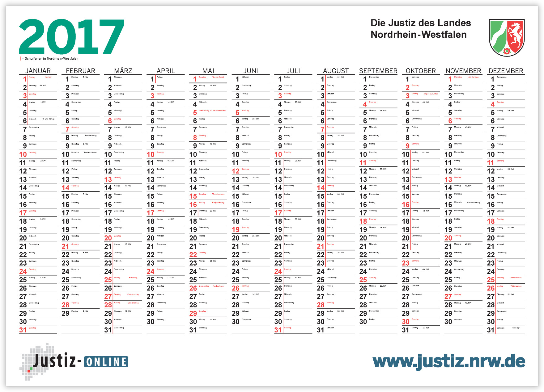 www.knastladen.de | Jahres-Wandkalender