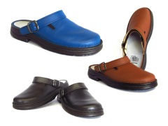 Herrenclog Ecki mit Fersenriemen 