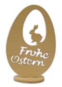 Aufsteller Osterei unbehandelt 