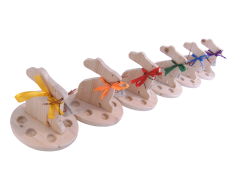 Eierhalter Hase, Fichte lackiert - Deko 