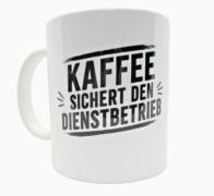 Tasse Dienstbetrieb 