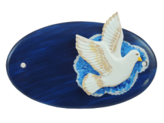 Türschild 'Taube' mit individueller Beschriftung 