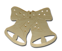 Fensterbild Glocke ohne Dekoration 