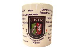 Justizkaffeetasse "Justizvollzugsanstalten NRW"