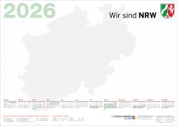 Praktische Schreibtischunterlage für die Justiz 2026 