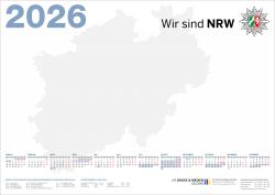Praktische Schreibtischunterlage für die Polizei 2026 