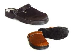 Herrenclog Knut Fell mit Fersenriemen 