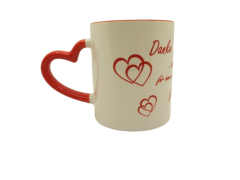 Tasse Herzhenkel Größte Heldin Mama 