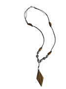 Halskette mit Raute Anhänger 