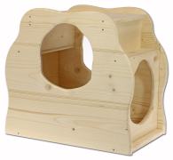 Sandfang-Schleuse für Kaninchen-Buddelkiste 