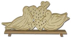 Lichterbogen Herzens-Tauben 