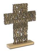 Kreuz "Vater Unser" aus Birkensperrholz 