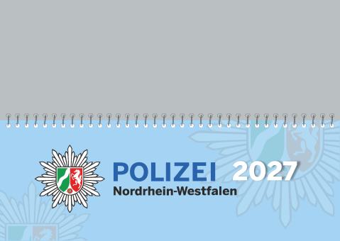 Polizei NRW Tischklappkalender 2-seitig