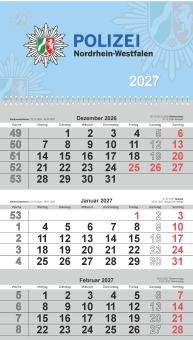 Polizei NRW Hängekalender 3 Monate
