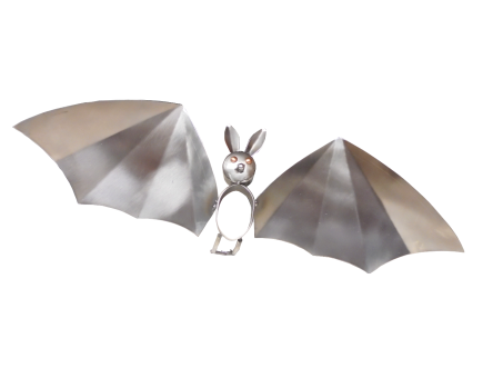 Edelstahlfledermaus