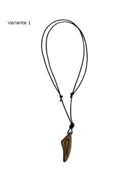 Halskette mit Fisch-Symbol Anhänger