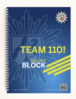 Collegeblock DIN A5 für die Polizei
