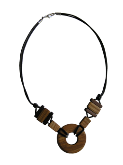 Halskette mit rundem Anhänger