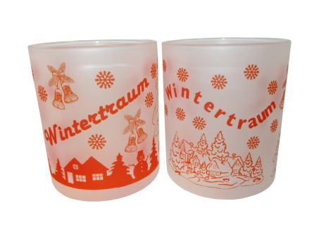 Glastasse "Wintertraum"