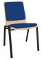 Schalenstuhl Modell 1210J - stapelbar - Bezug 5832 blau - Vorschaubild 1