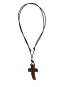 Halskette mit schrägem Kreuzanhänger - Vorschaubild 1