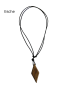 Halskette mit einfachem Raute Anhänger - Vorschaubild 3